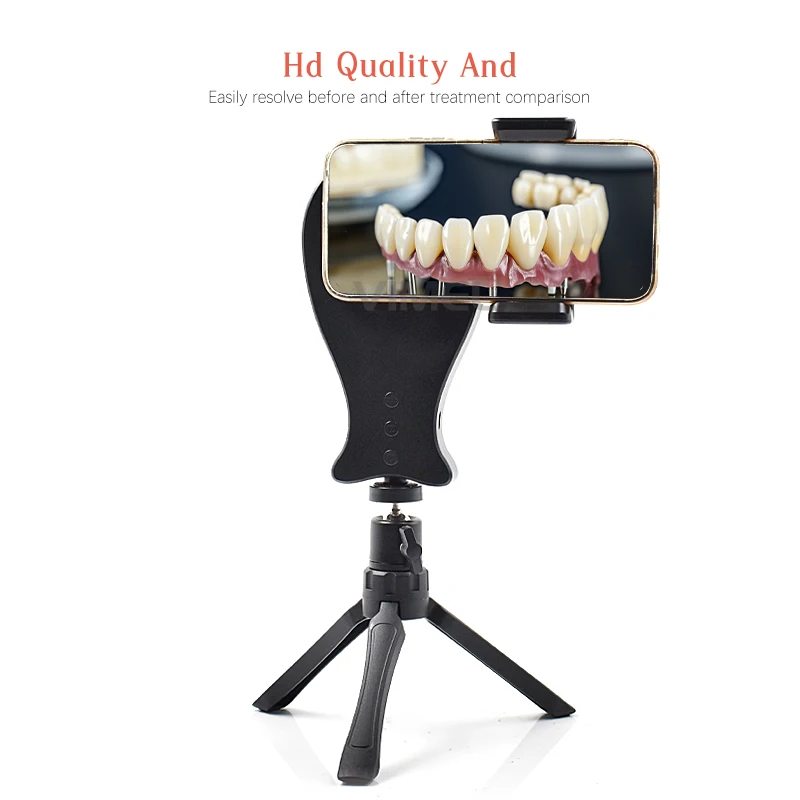 360 Rotate Dental LED Lamp for Mobile Photography Fill Light with Adjustable Brightness And 3 Type Holders