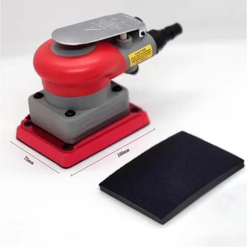 75X100mm square sanding machine pneumatic dry grinder automotive surface cosmetic polishing sanding machine soft sanding paper