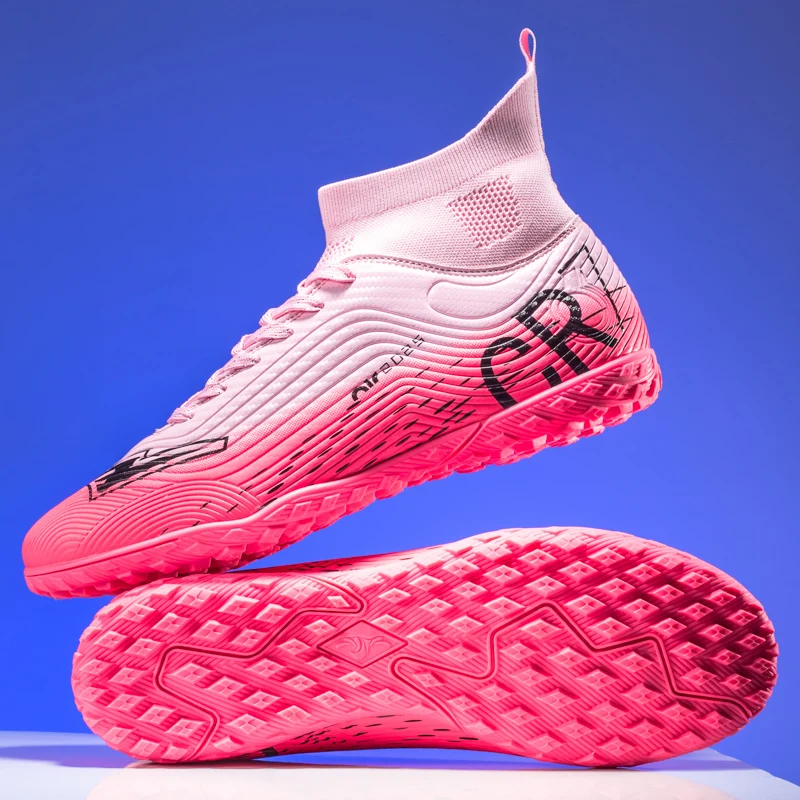 

Hot Selling Men Women Training Shoes High-quality Ultralight Outdoor Competition Anti Slip Soccer Shoes Youth Turf Nail Sneakers