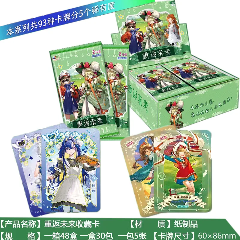 Game Arknights, Bocchi The Rock!, Reverse: 1999 Edition Holographic Card Box - 30 Packs (150 Cards Total)
