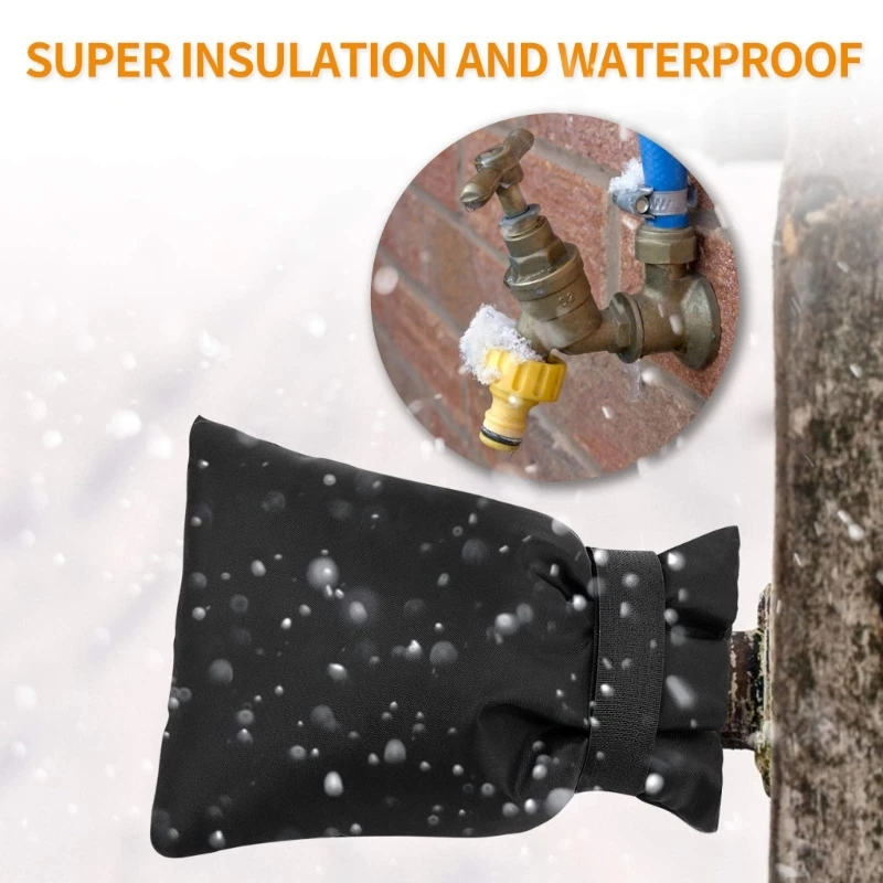 Anti-Freeze ProtectionsTap COVER ฤดูหนาว Anti-Rust Spigot Backflow ฝาครอบ M4YD