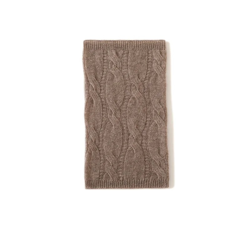 

DjzDsm зимний мягкий теплый шарф из 100% чистого кашемира, женский модный однотонный теплый шейный платок, женские повседневные шарфы с кольцами