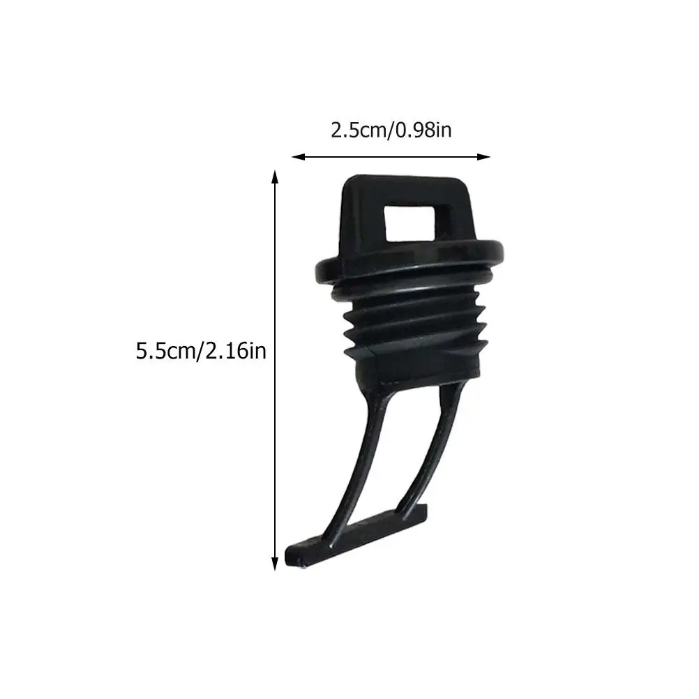 5Pcs Nylon Kayak Scupper Plug with Rubber Gasket for Boat Transom Drain Holes Hull Sealing Canoe Drain Stopper Thread Bung