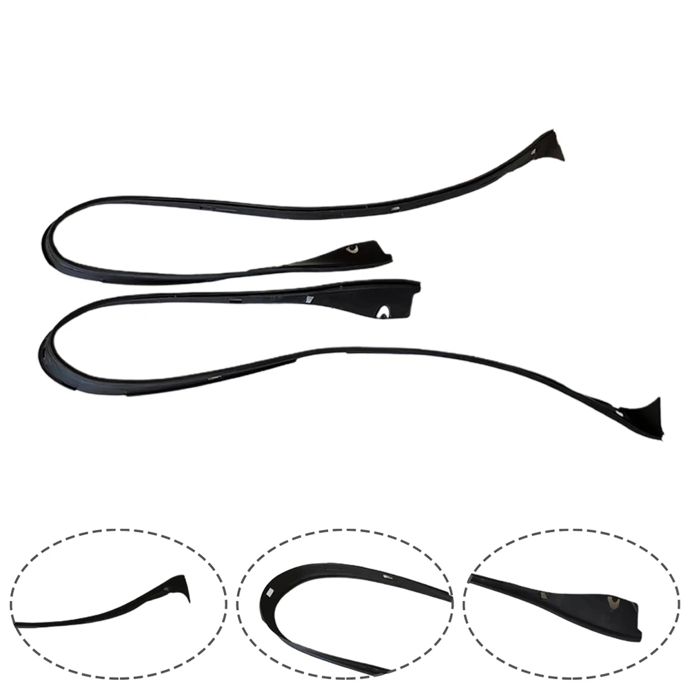 Rubberen sierstrip Koplamp sierstrip Koplamponderhoud Zwarte rubberen sierlijst Eenvoudige installatie Hoogwaardige materialen