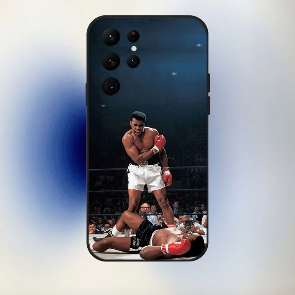 M-MikeS Boxing Champion T-TysonS Phone Case For Samsung S24,23,22,30,21,10,9,Ultra,Plus,Lite,FE,5G Black Soft Case