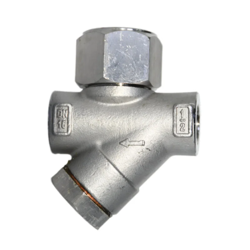 DN15 304 Stainless Steel Wire Mouth Thermal Power Y-Type Steam Trap CS19W 16P Wire Buckle Trap DN15