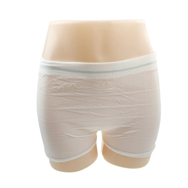 Disposable Underwear Shorts Elastic Polyester Fabric Mesh Briefs Unisex Portable Elderly Paralyzed Incontinence Diaper Hygiene