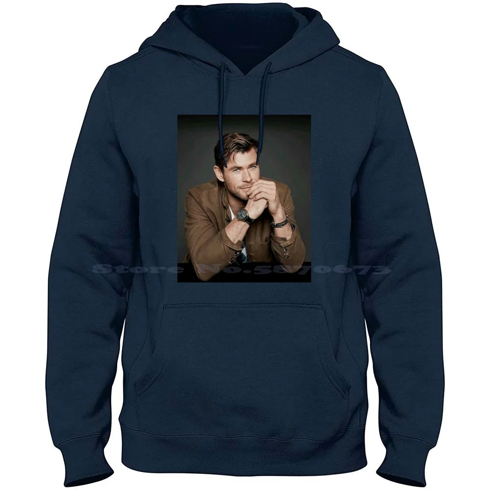 Chris Hemsworth 100% Pure Cotton Hoodie Tshirt Chris Hemsworth Acor Margot Robbie Paul Rudd Angelina Jolie Fan Girl Farting