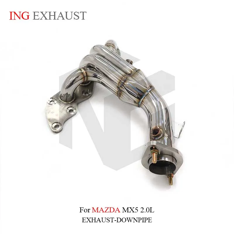 ING Release Engine Power Converter SS304 Branch Tube for Mazda MAZDA MX5 2.0L Manifold Modify Header Exhaust System - Image 4