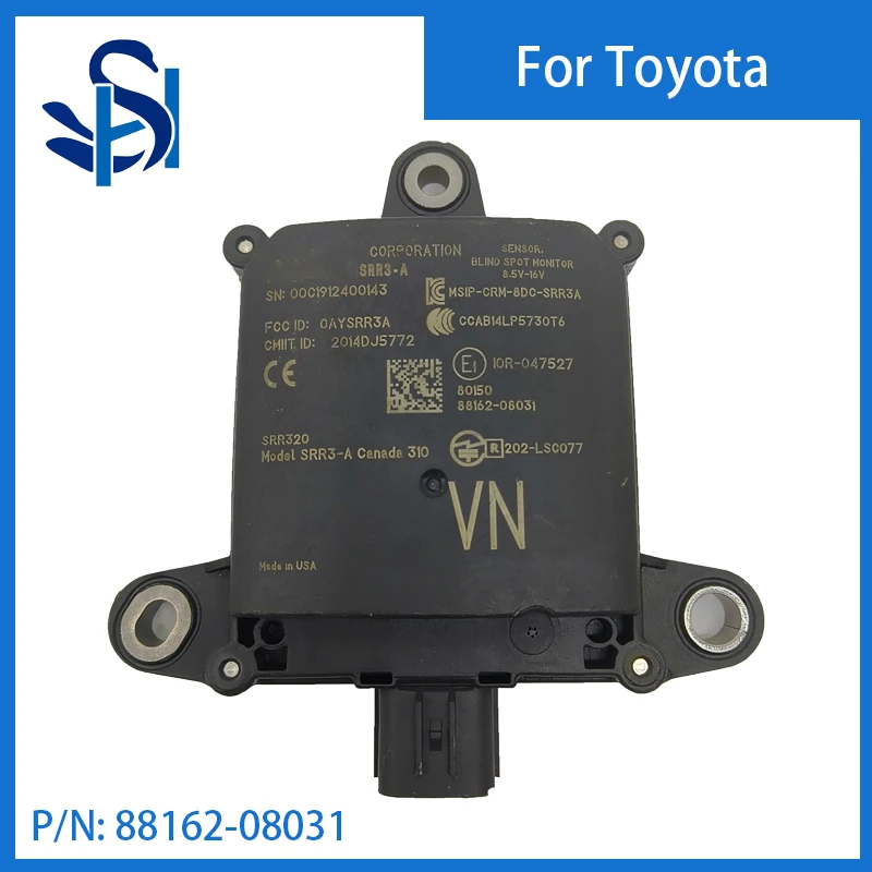 Módulo sensor de ponto cego, monitor de distância para 2018-2020 toyota sienna 2018-2020, 88-08031