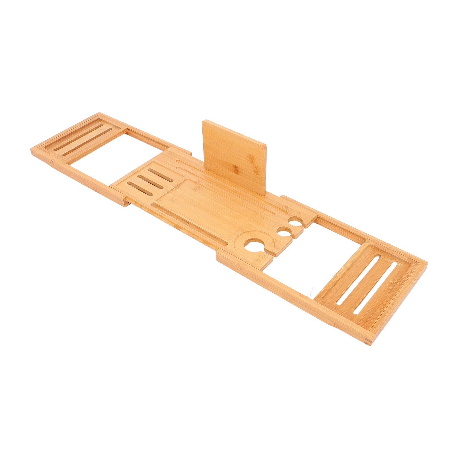 

Expandable Bamboo Bathtub Tray Bathroom Organizer Bath Tub Shelf Storage Rack Bath Tub Accessories Bathtub Desk Tray