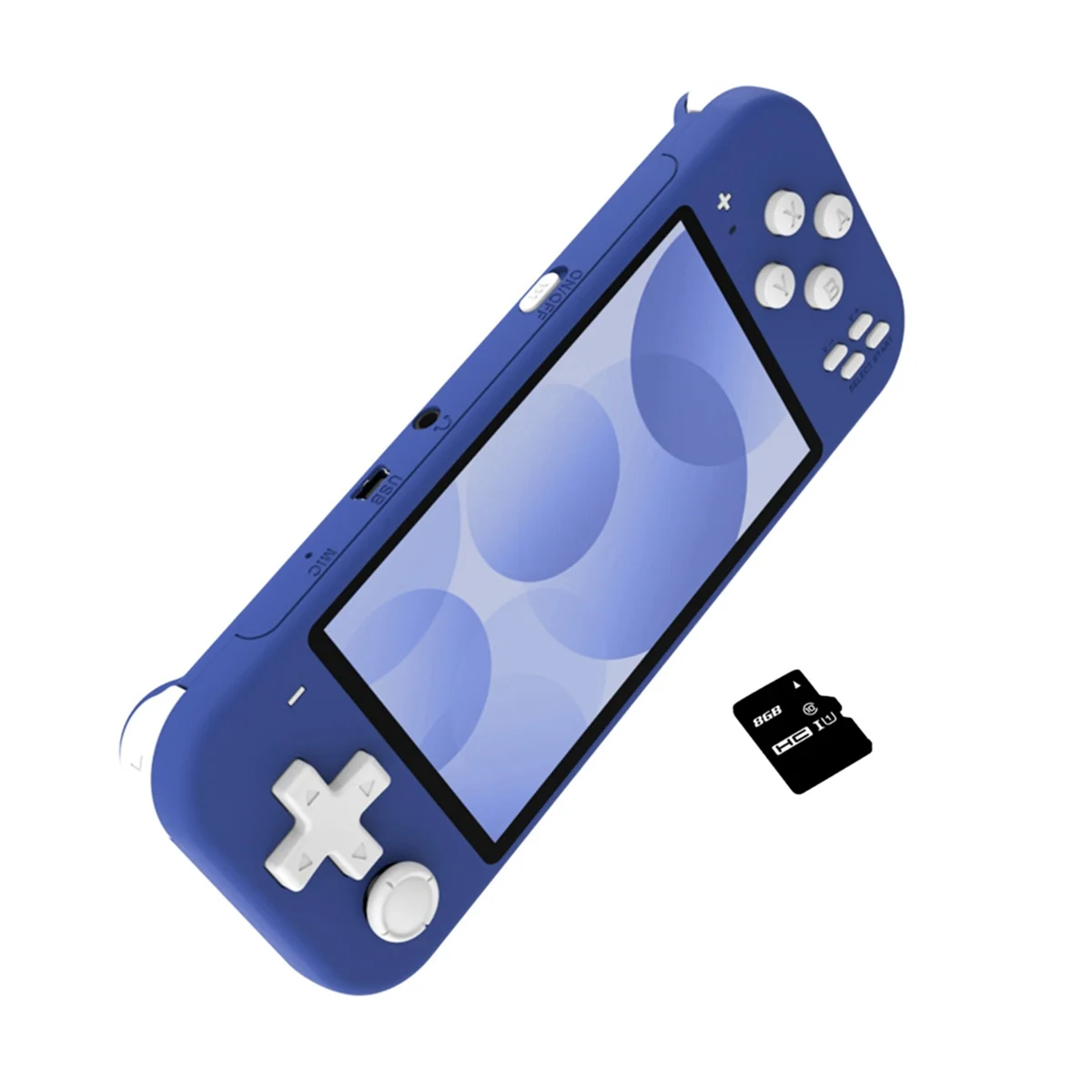 

X20 Mini Arcade Gaming Console 4.3 Inch HD Screen Portable Console 8GB Mini Game Machine Blue