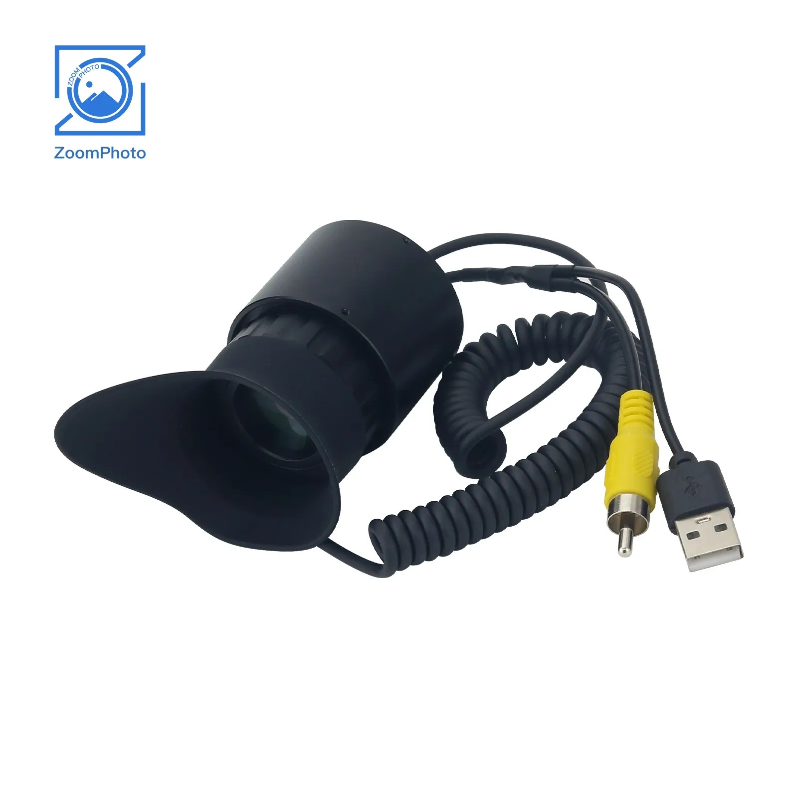 ZoomPhoto V770 PRO-C/A NEW Portable Wearable Head Mounted HD Display with 38mm Eyepiece for Security Monitors FPV Aircraft