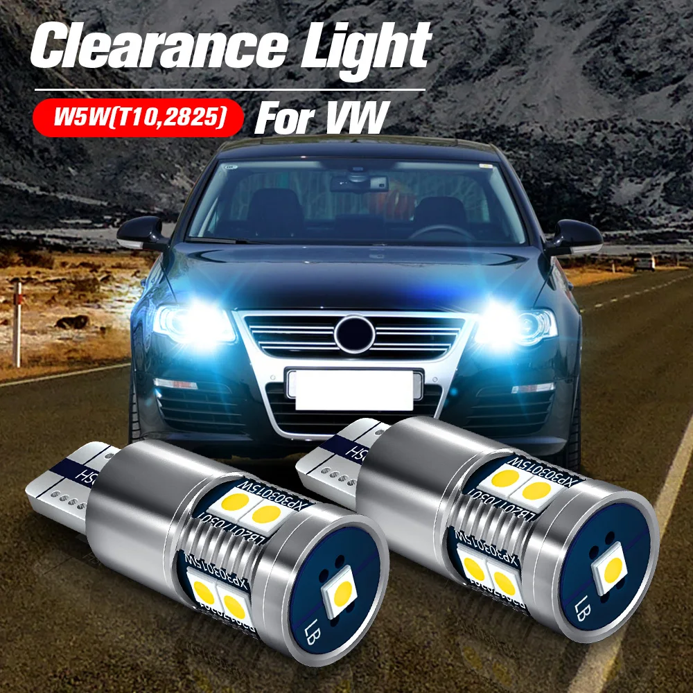 

2x LED Clearance Light W5W T10 For VW Passat B5.5 CC B6 B7 B8 Amarok EOS Fox Jetta Multivan Phaeton Scirocco Tiguan Transporter