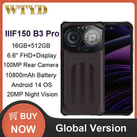 IIIF150 B3 Pro Rugged Phone 16GB+512GB Night Vision 6.6 inch Android 14 100MP Camera 10800mAh 5G NFC Smartphone