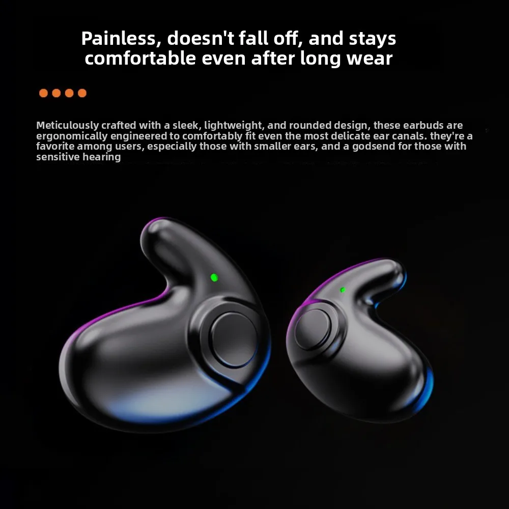 LED Display Wireless Bluetooth Earphones Noise Reduction Low Latency Bluetooth Headset HD Call Waterproof Bluetooth Headphone