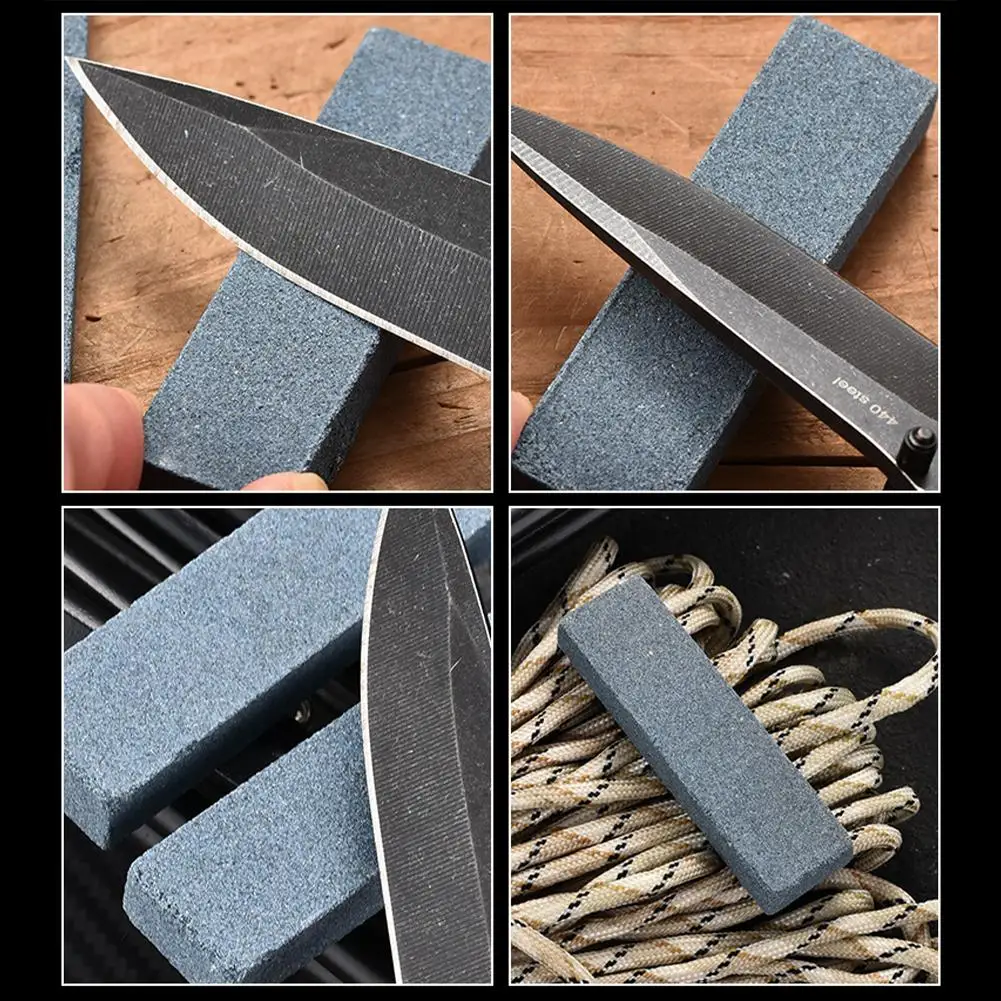 New 240# Professional Knife Sharpener Black Silicon Carbide Sharpening Grinder Stone Whetstones Kitchen Accessories