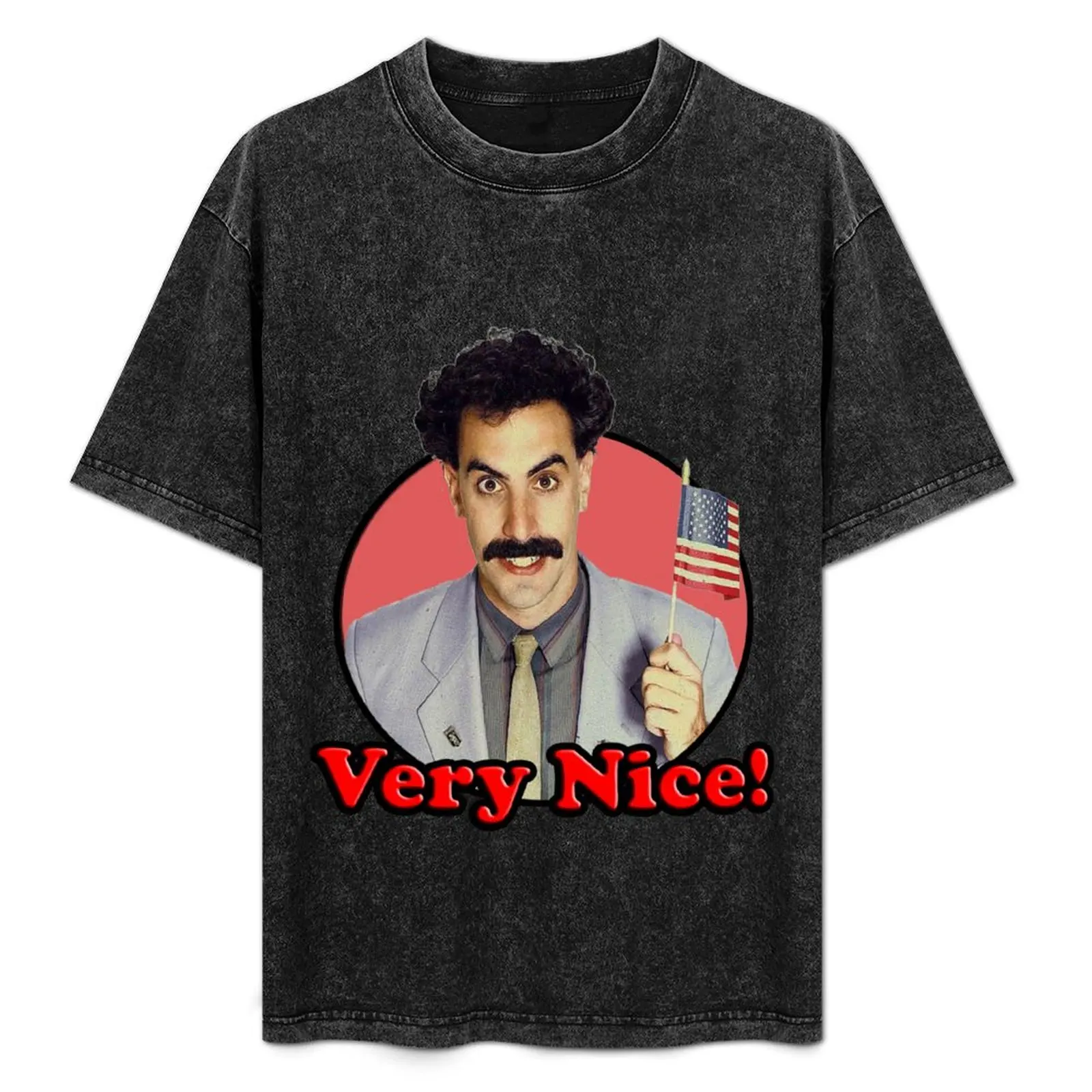 Borat, Very Nice T-Shirt summer top vintage clothes mens designer t shirt