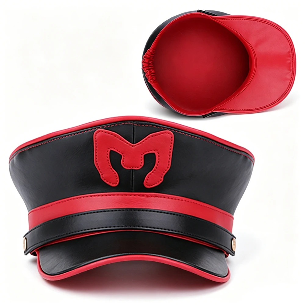 ANOSX Leather Cap Cosplay Hat Sexual Bondage Set Adult Game Obeisant Chain Shawl Halloween Girdle Scrotal Sheath Sex Toys