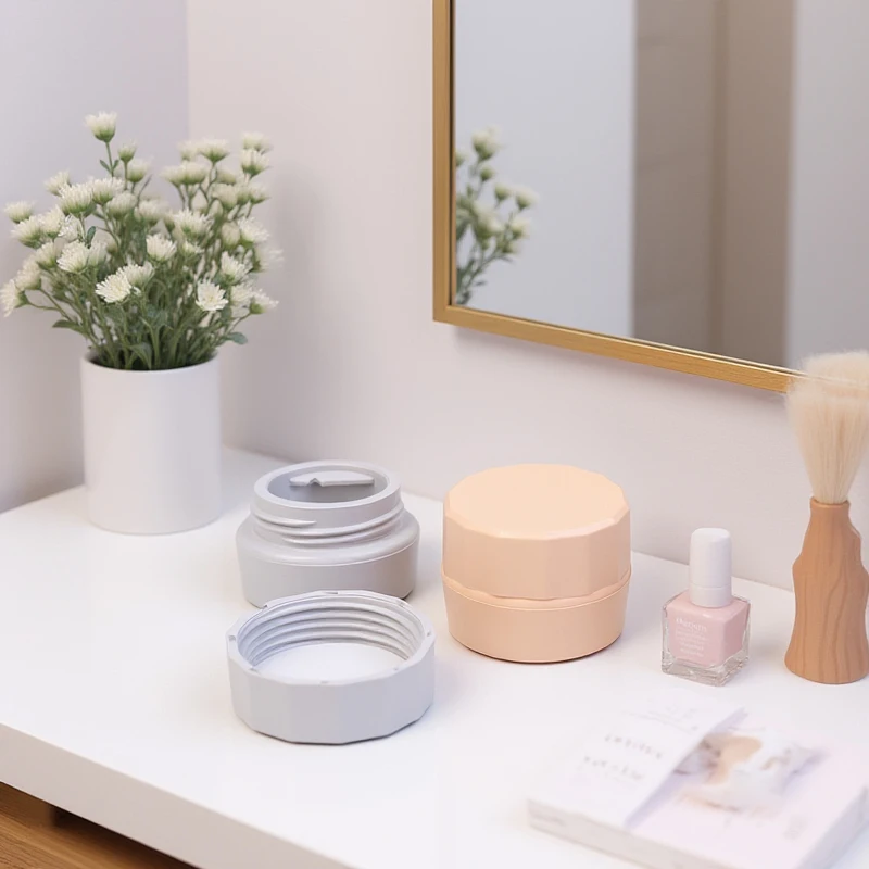 Contenedores cosméticos de plástico vacíos para decoración de uñas, tarro para crema facial, caja de polvo de Gel para uñas, herramienta de loción de maquillaje, embalaje de muestra de prueba, 5g