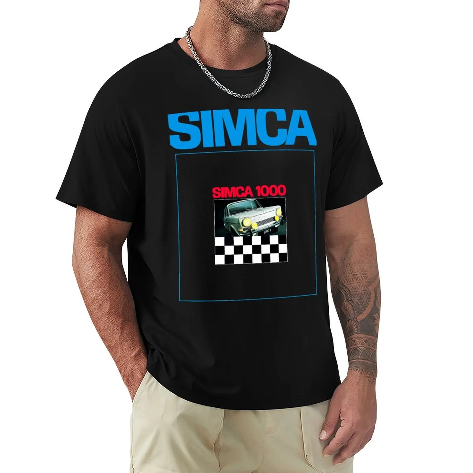 SIMCA 1000 - BROCHURE T-Shirt boys t shirts sweat shirts t-shirts man Tee shirt t shirt for men