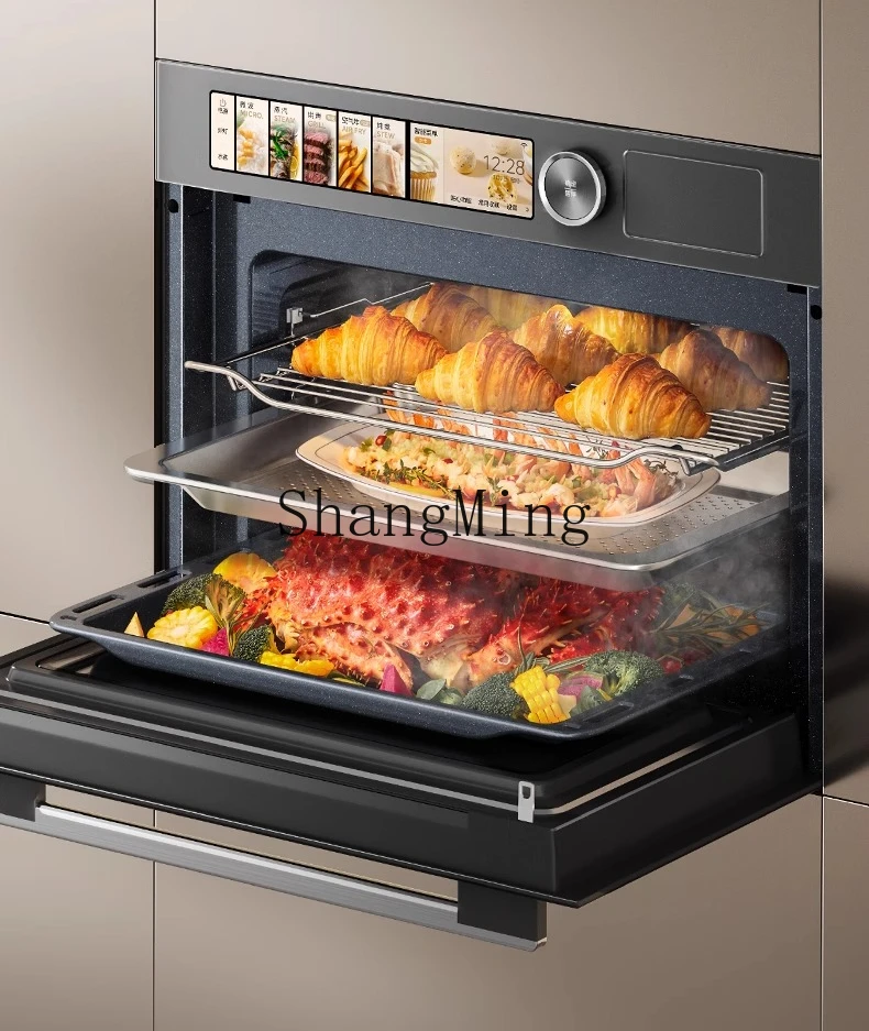 ZYY micro steaming and baking all-in-one machine embedded electric steaming oven microwave oven pure flat and fully embedded