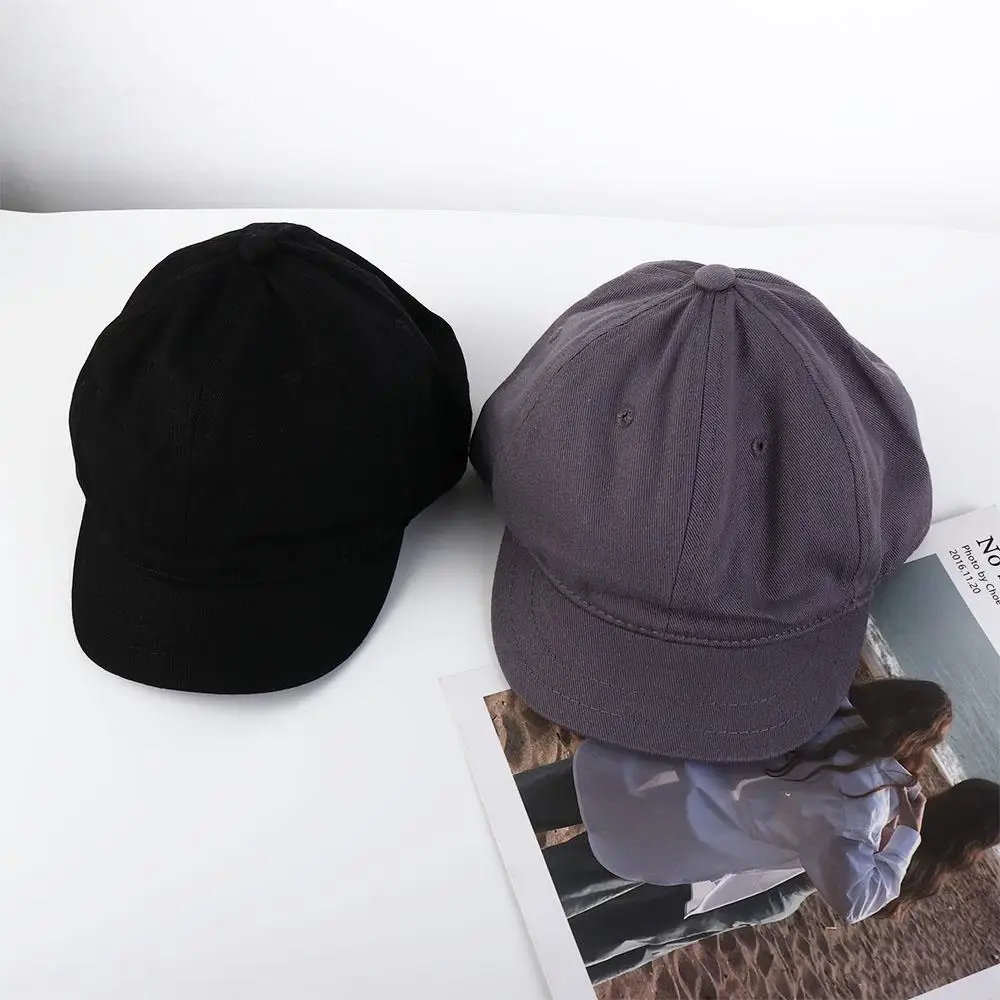 نمط قبعات للجنسين الهيب هوب القطن قبعات للحماية من الشمس بلون قبعات النساء قبعات البيسبول قصيرة حافة قبعات البيسبول الرجال قبعات البيسبول