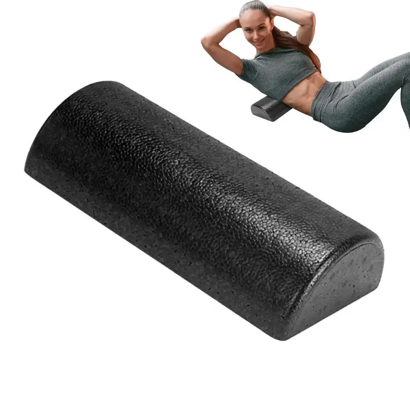 Foam Roller For Back Half-Round Back Stretching Roller Firm Yoga Roller Foam Workout Roller Foam For Physical Relief