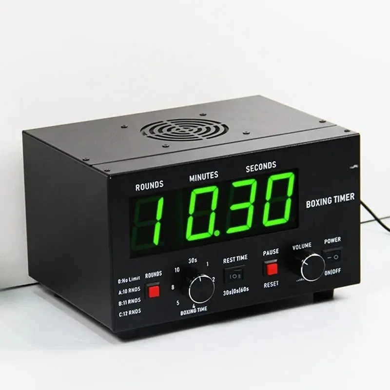 Digital Round Timer for Combat Sports | MMA/Muay Thai/Kickboxing Interval Training Gym Timer