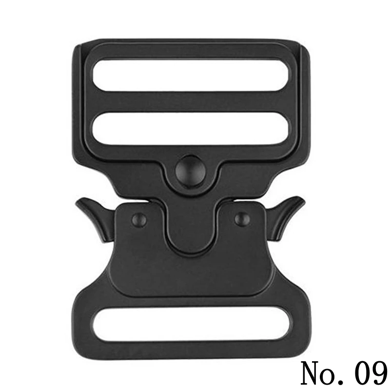 Fivela de Cinto Tático de Liberação Rápida 25/32/38/50/52mm, Acessório de Metal para Cintos Masculinos e Bolsas, Fivela de Substituição DIY para Cinto e Bolsa