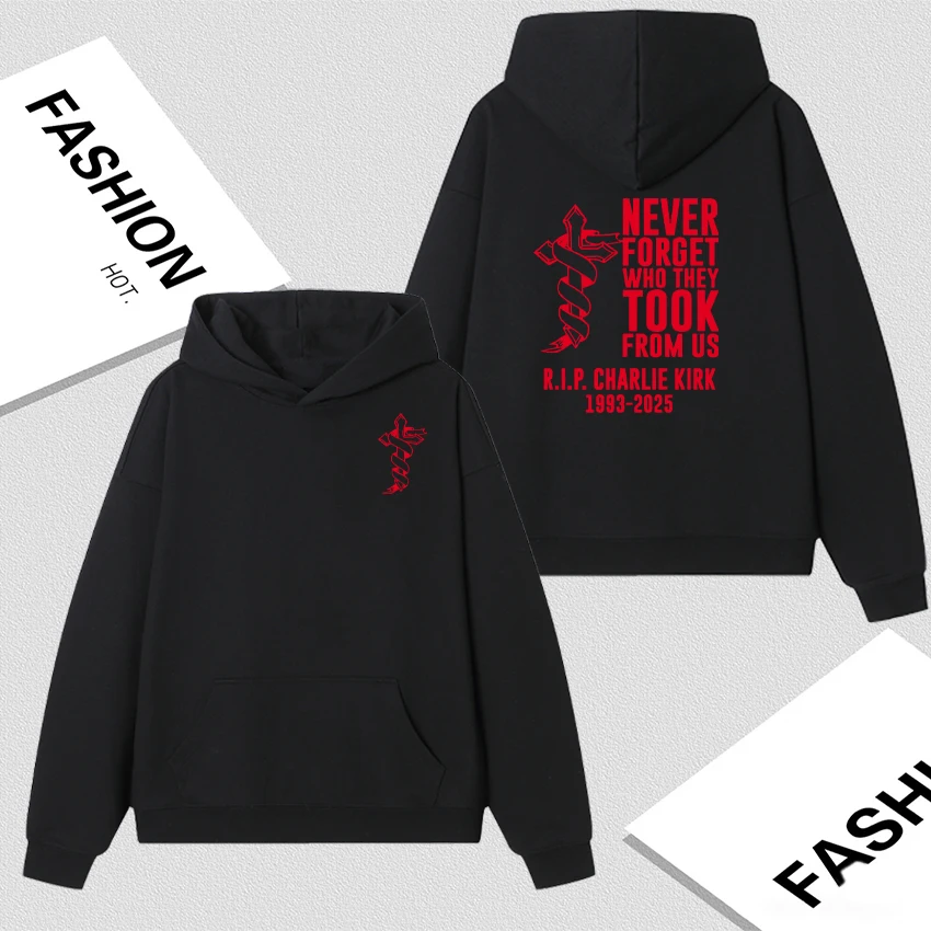 

A True Patriot Charlie Kirk Red Freedom Hoodie Men Women Fashion Oversized Sweatshirt Autumn Winter Streetwear Sweatshirt Unisex