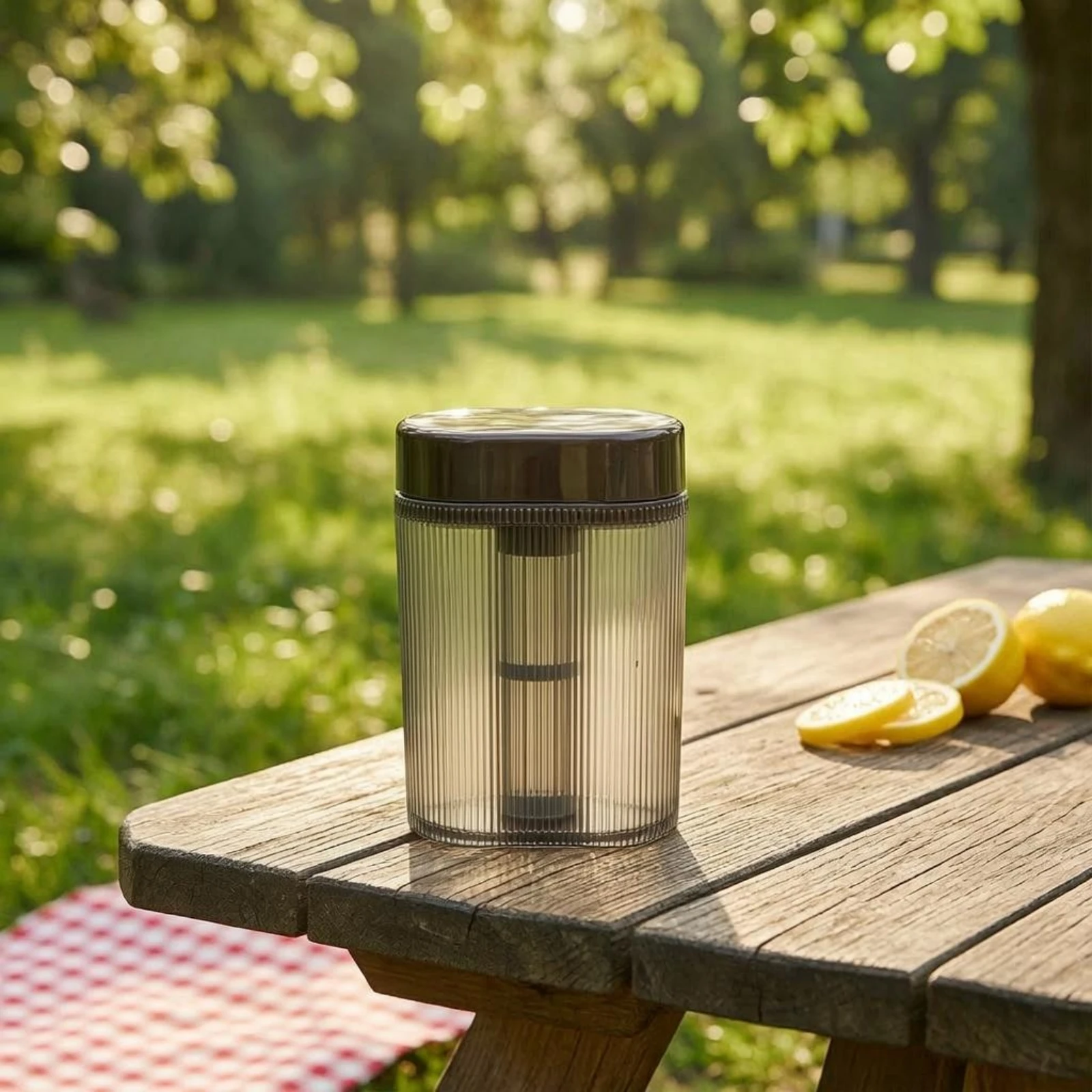 Gobelet Smoothie Cup with Leak-resistant Screw-on Lid Portable Mesh Filter Cup for Refrigerator Cold Drinks