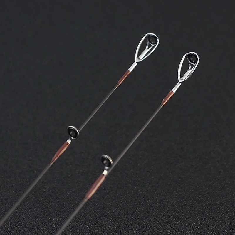 ROLLFISH Angelrute mit Massivholzgriff, UL Spinning Casting Forellen-Angelrute aus Kohlefaser, Superweiche Angelrute mit Schneller Aktion, 1,38-1,8m – Detail 2