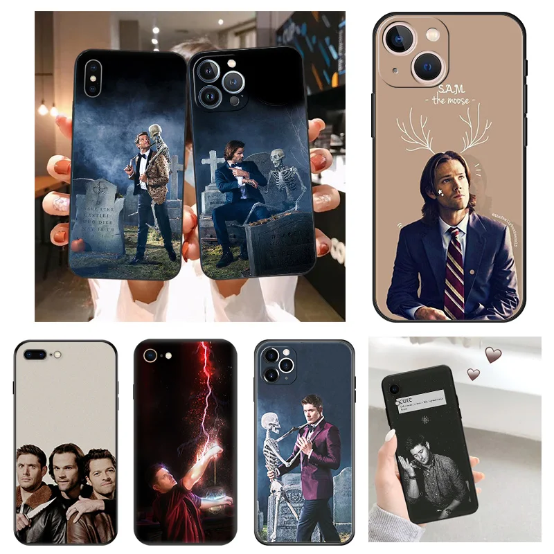 Fashion Castiel Supernatural Silicone Soft Phone Cases Cover for Apple iphone 15 Pro Max SE 14 13 Plus 12 Mini 11 7 8 6s X XS XR