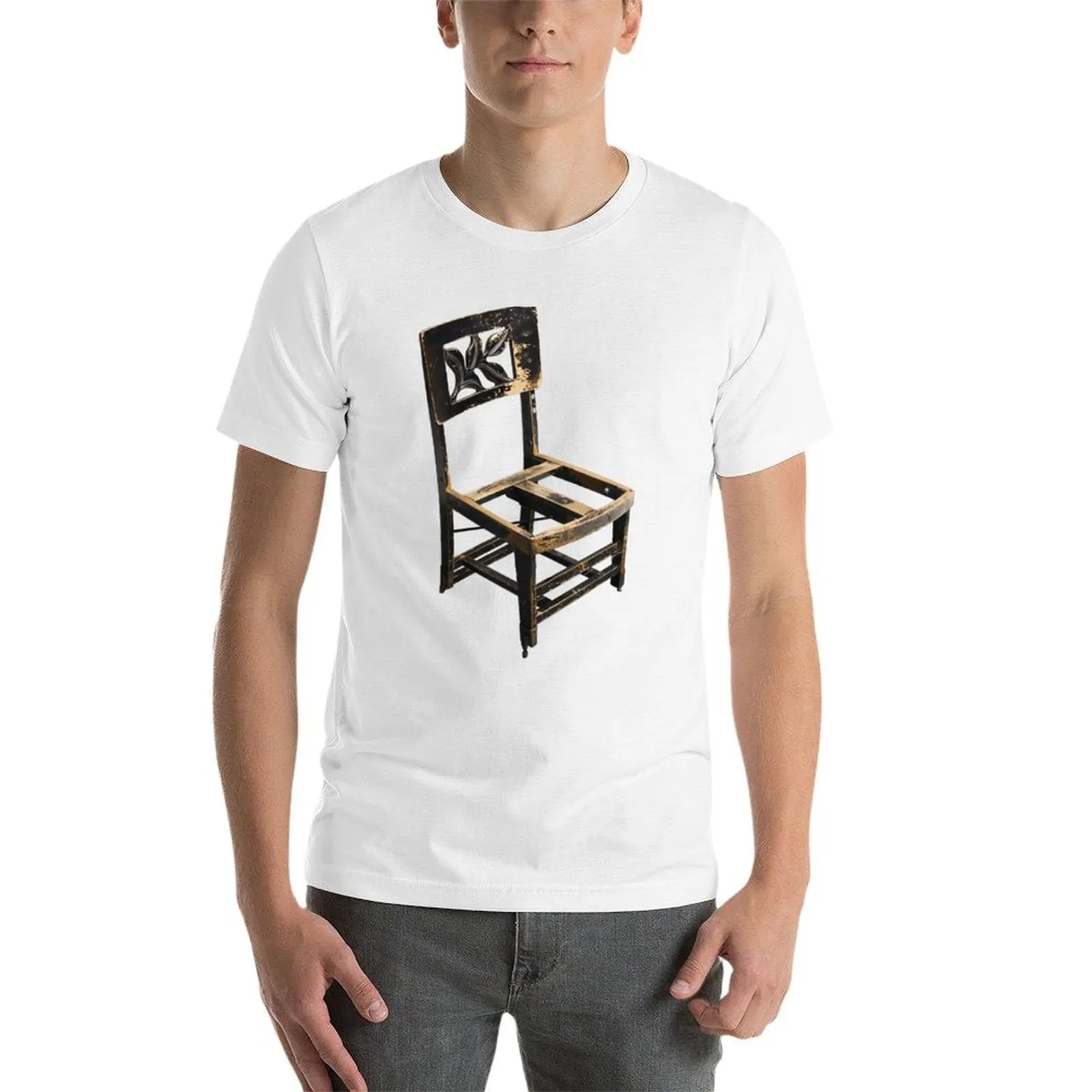 تي شيرت Gould's Chair تي شيرت رجالي فاخر برسوم جرافيك تي شيرت