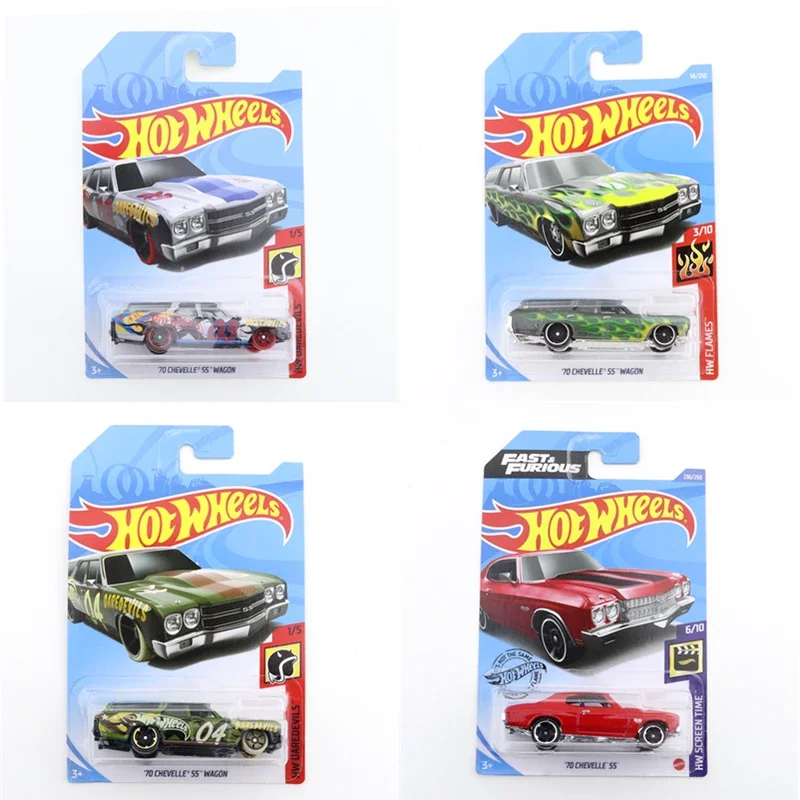 2022-111 Hot Wheels 70 CHEVELLE SS WAGON Mini Alloy 1/64 Metal Diecast Model Car Kids Toys Gift