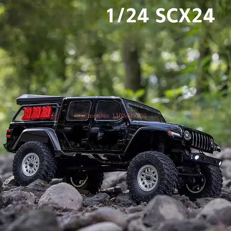 

Axial SCX24 1/24 RC Crawler - Jeep Gladiator 4WD Off-Road Vehicle (AXI00005 V2), Ready-to-Run Festival Gift Adults
