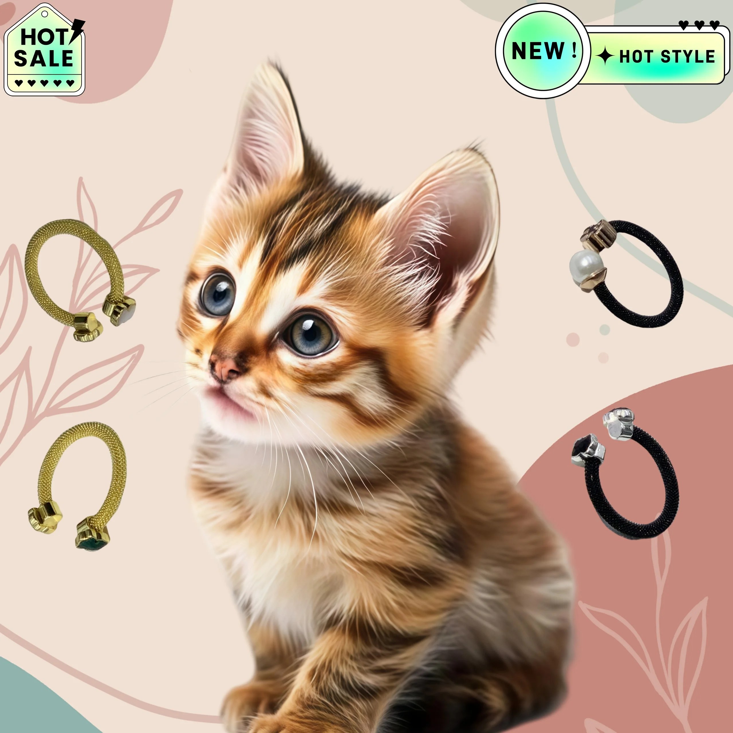 

2025 Hot Selling Brand Women's Bear Ring Fashion Simple High-end Jewelry Suitable for Gift Giving To Friends