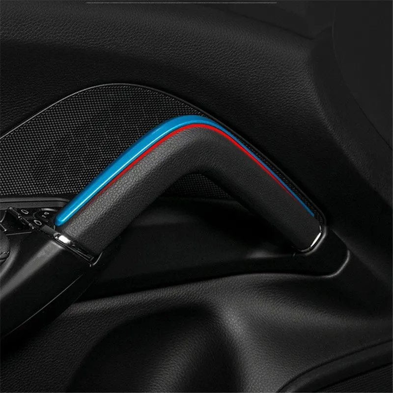 6pcs Car Interior Decoration Door Handle Sticker Moulding Trim for Porsche Cayenne 2011 2012 2013 2014 2015 2016 2017 Styling