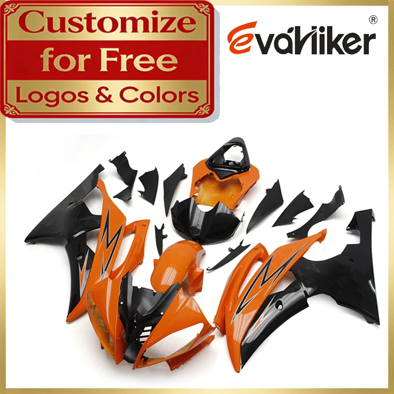 

ABS Fairing Kit For Yamaha YZFR6 2008 2009 2010 2011 2012 2013 2014 2015 2016 YZF-R6 orange Motorcycle Bodywork Fairing Custom