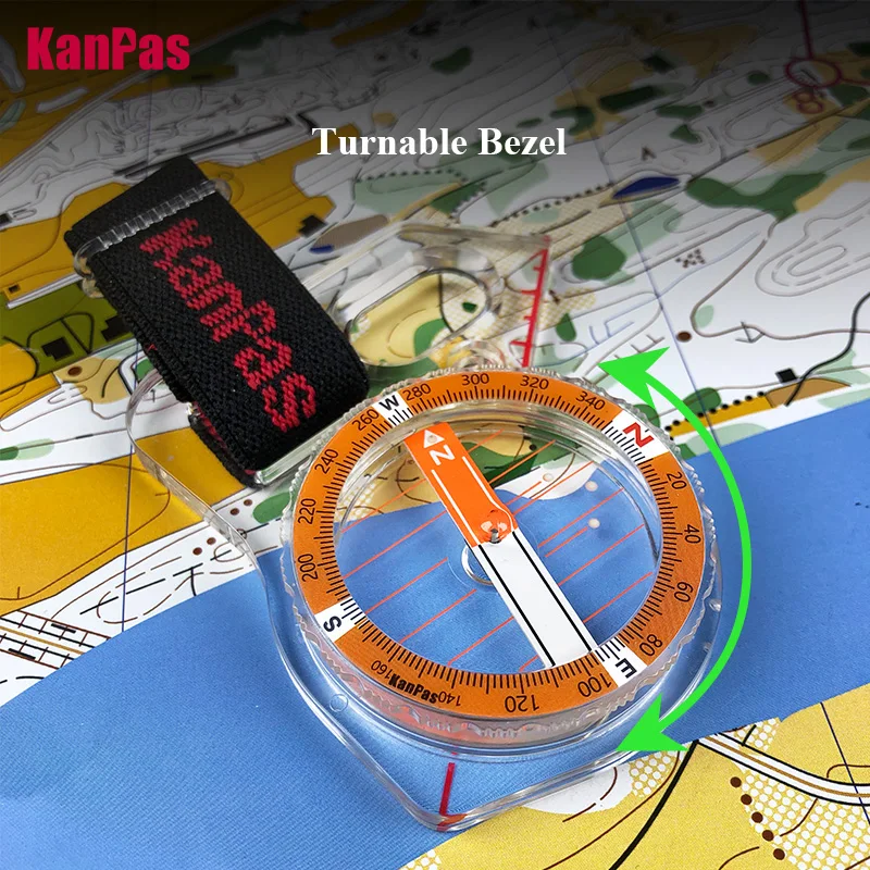 Kanpas Elite Compass for Orienteering Competition /Elite Thumb Compass / Orienteering Map Compass/ adventure Compass / MA-43-F