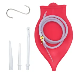 3L High capacity Enema Bag Set for Colon Cleansing Silicone Hose Health Anal Vagina Cleaner Enema Kit Flusher Constipation Wash