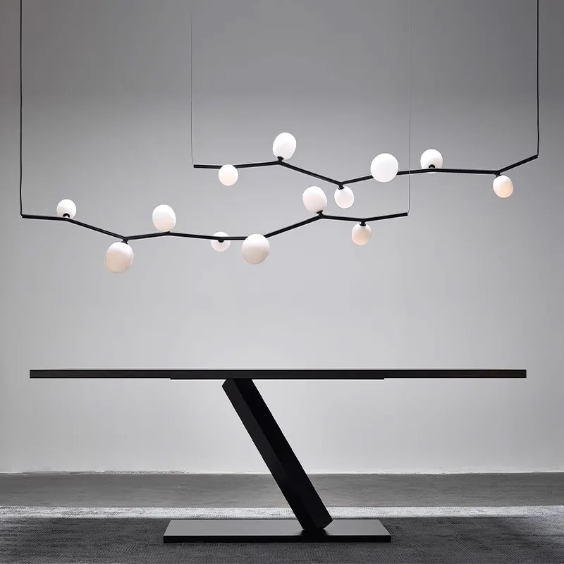 الشمال الحد الأدنى فرع الزجاج اللبلاب مصباح أرضي غرفة المعيشة الحديثة أريكة غرفة نوم السرير دراسة الإقامة المنزلية لمبة مكتب G9 LED لمبة #4