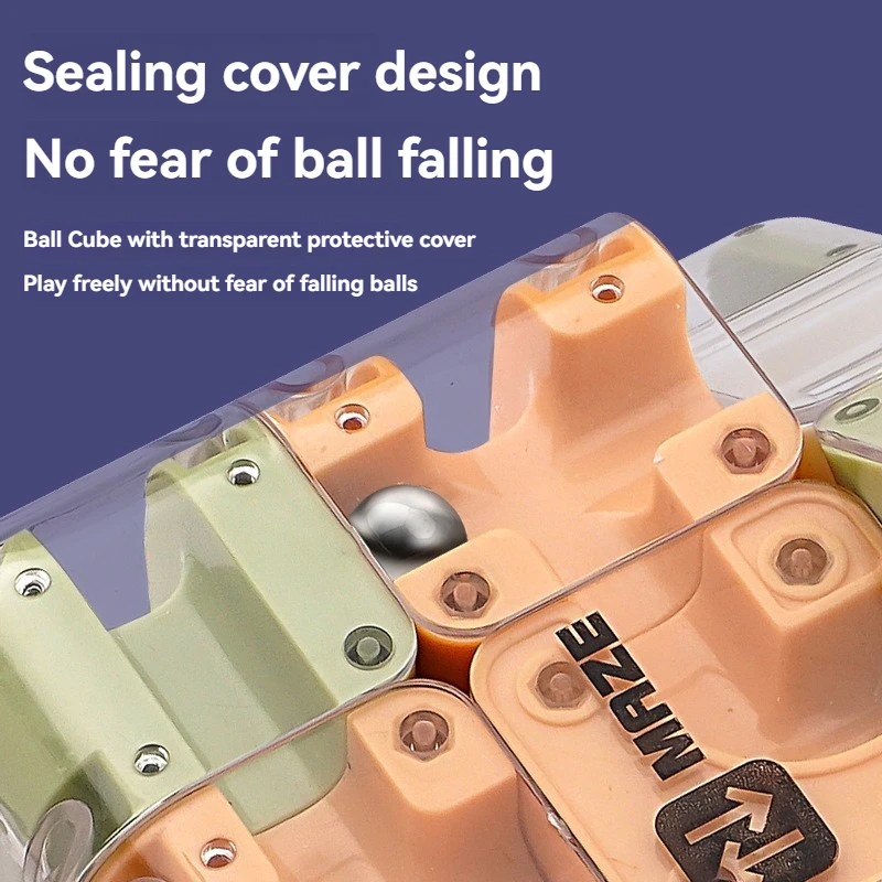 Divertenti labirinto cubo magico giocattoli agitati, labirinto puzzle creativo intelligenza pensiero logico anti giocattoli educativi per bambini