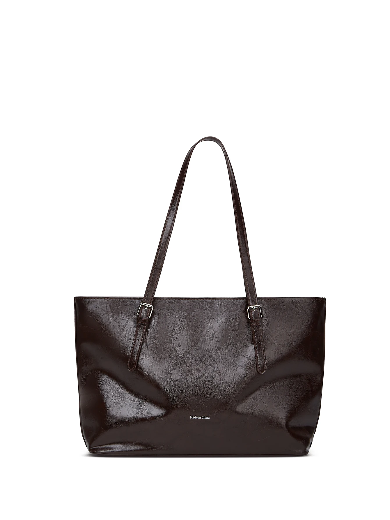 

Fashionable Large-Capacity Versatile Solid-Color New Style Women's Handheld & Shoulder Tote Bag