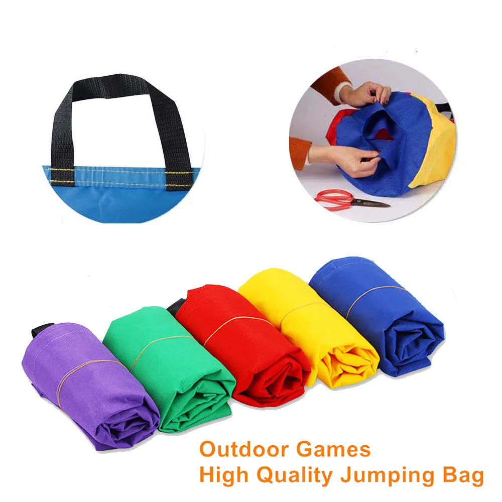Sac de saut kangourou pour enfants, 3 pièces, accessoires de sport de plein air amusants, pour famille Audlt, jeux de course, jouet d'entraînement d'équilibre, jouets préscolaires