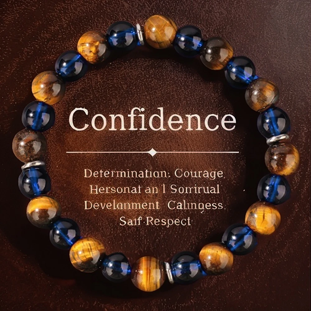 Pulseras de ojo de tigre para mujer, joyería de playa de verano, brazaletes de piedras curativas, atuendo, cosas, regalos de moda para hermano