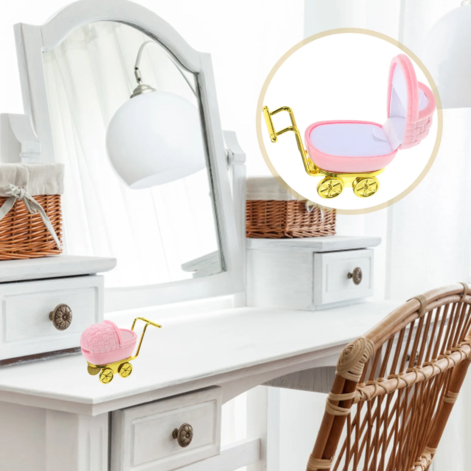 

Шкатулка для драгоценностей, маленький футляр для хранения колец для помолвки, свадебное предложение, подарочная коробка для ее серег, ожерелье, держатель для дисплея, органайзер