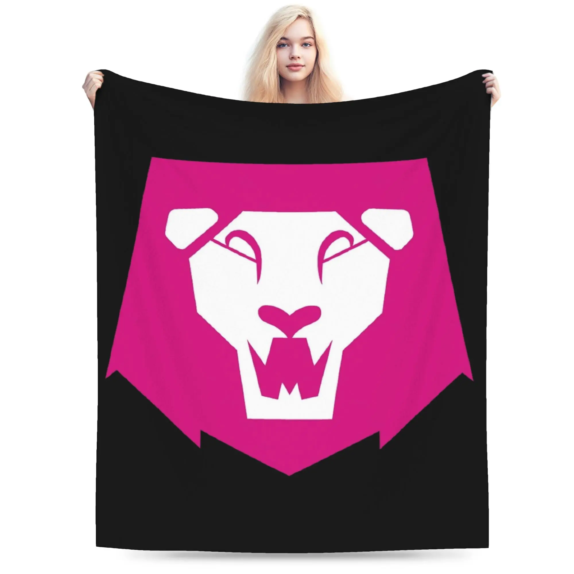 Saja Boys Лев Логотип Kpop Охотники Демонов Одеяло Теплое Графическое Плюшевое Одеяло Для Детей Домашний Декор Покрывало Покрывало