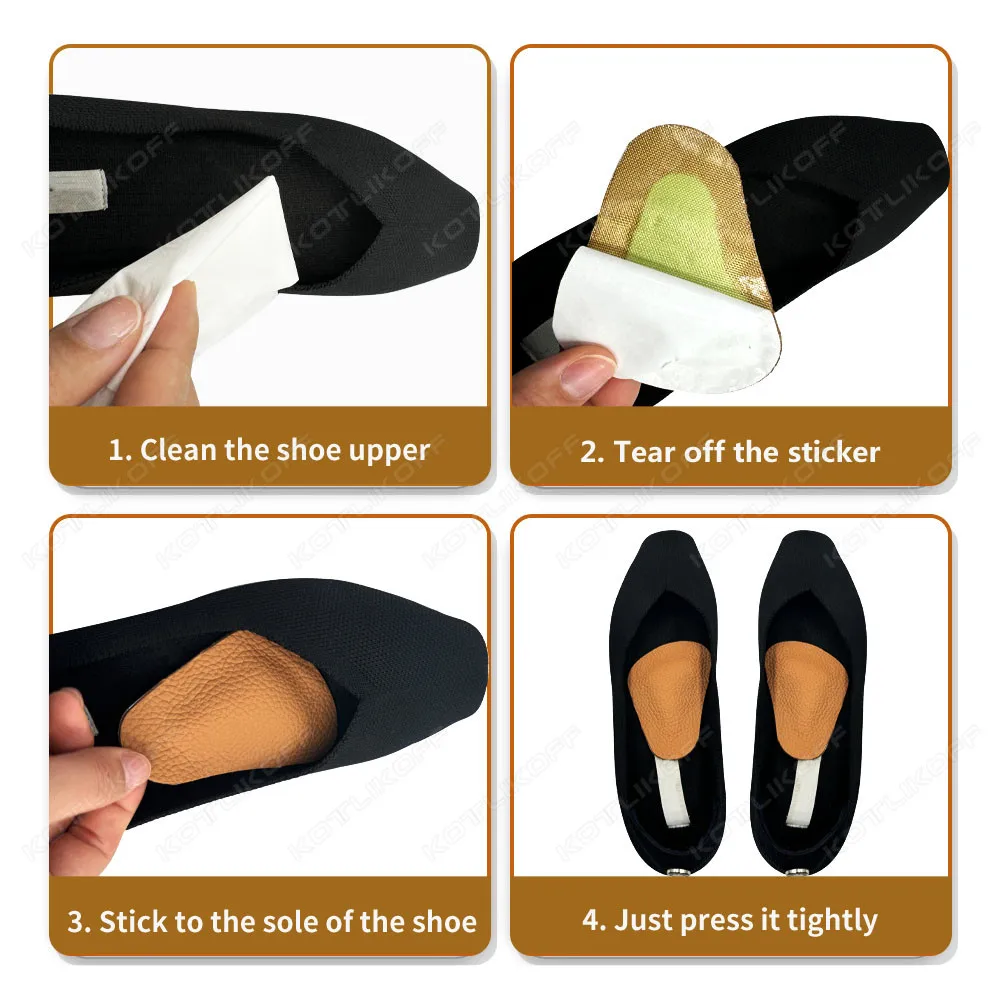 Cowhide Flat Feet Arch Support Orthopedic Insoles Pads For Shoes Soft Comfort Men Women Foot Valgus Sports Insoles Inserts